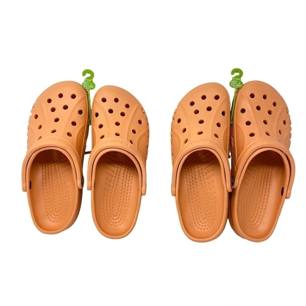 Crocs Baya Clogs Papaya Szs W11and W12 Unisex